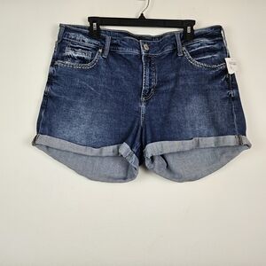 Silver Jeans Elyse Denim Shorts Size W36 L4 NWOT